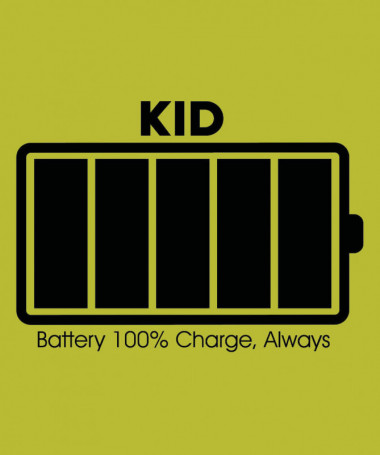 100 battery T-shirt Basic Donna