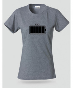 100 battery T-shirt Basic Donna