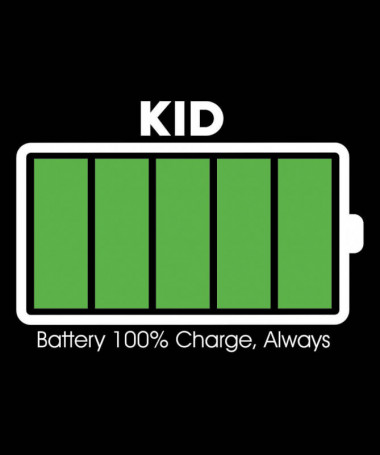 100 battery T-shirt Basic Donna