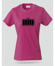 100 battery T-shirt Basic Donna