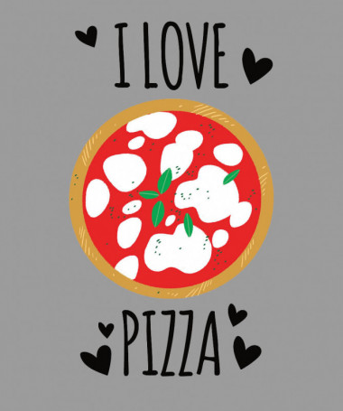 Pizza T-shirt Basic Uomo