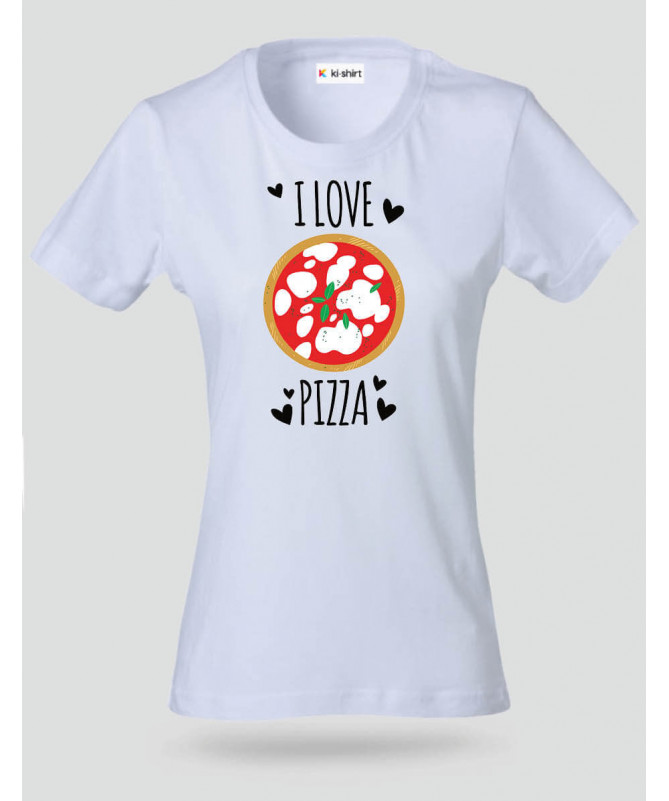 Pizza T-shirt Basic Donna