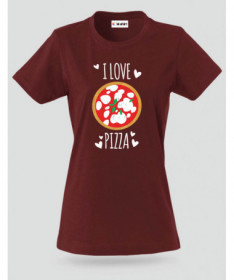 Pizza T-shirt Basic Donna