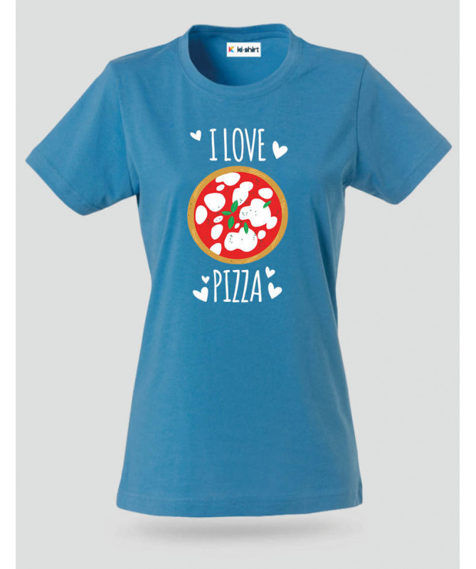 Pizza T-shirt Basic Donna
