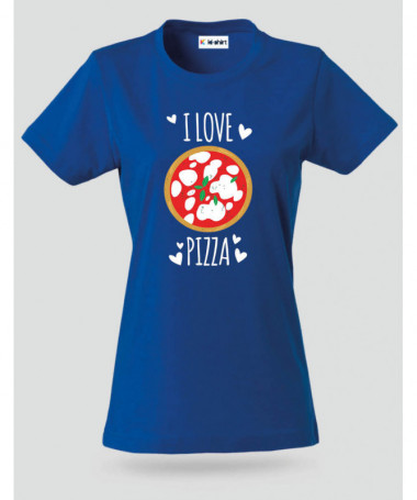 Pizza T-shirt Basic Donna