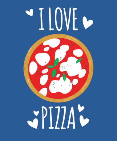 Pizza T-shirt Basic Donna