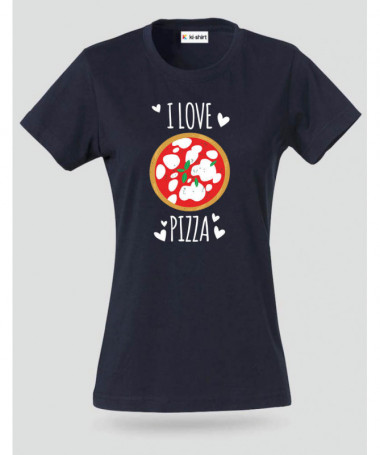 Pizza T-shirt Basic Donna