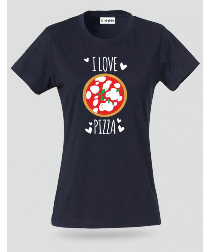 Pizza T-shirt Basic Donna