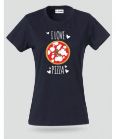 Pizza T-shirt Basic Donna