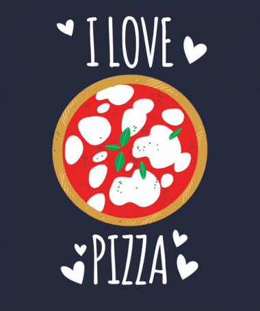 Pizza T-shirt Basic Donna