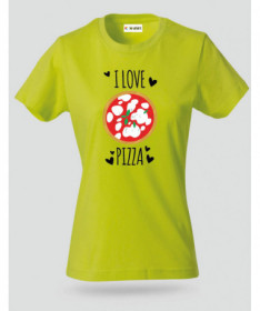 Pizza T-shirt Basic Donna