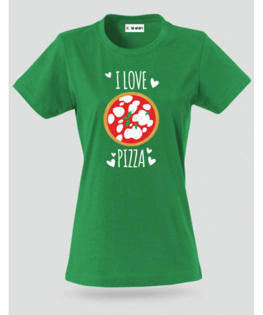 Pizza T-shirt Basic Donna