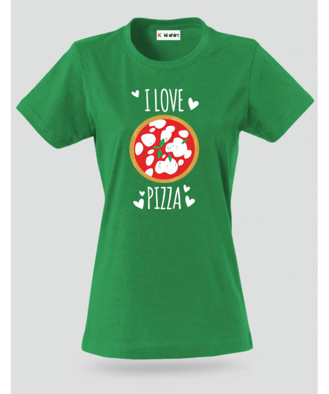 Pizza T-shirt Basic Donna