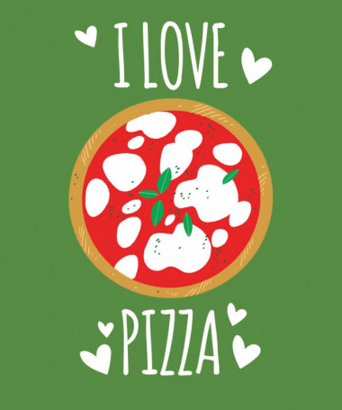 Pizza T-shirt Basic Donna