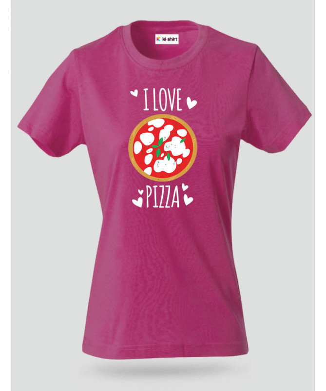 Pizza T-shirt Basic Donna