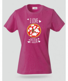 Pizza T-shirt Basic Donna