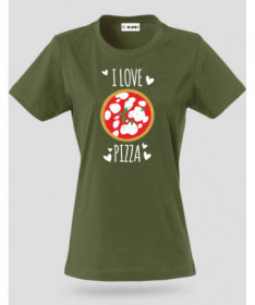 Pizza T-shirt Basic Donna