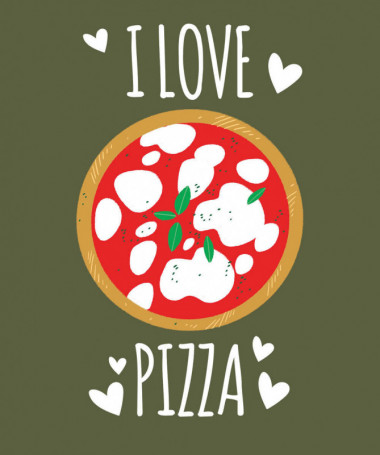 Pizza T-shirt Basic Donna