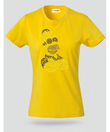 HomerSimpson T-shirt Basic Donna