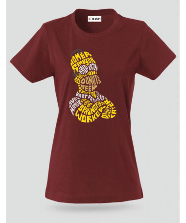 HomerSimpson T-shirt Basic Donna