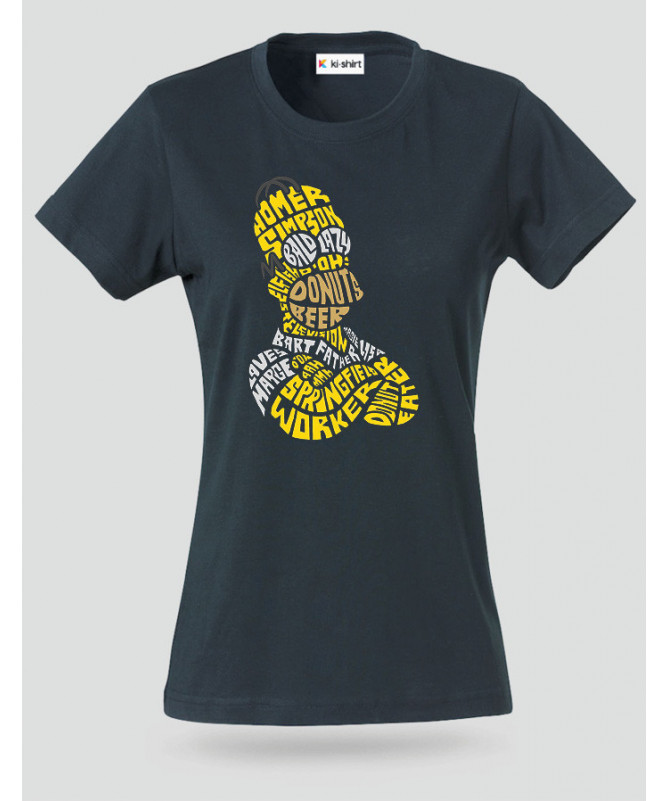 HomerSimpson T-shirt Basic Donna
