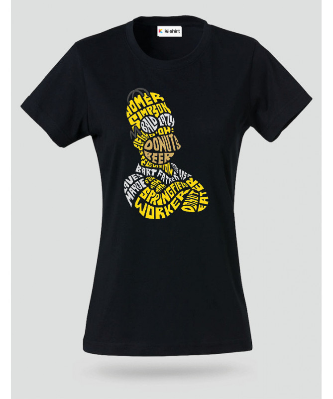 HomerSimpson T-shirt Basic Donna