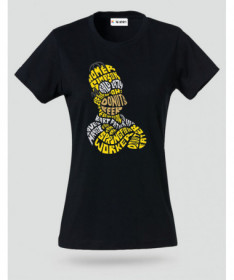 HomerSimpson T-shirt Basic Donna