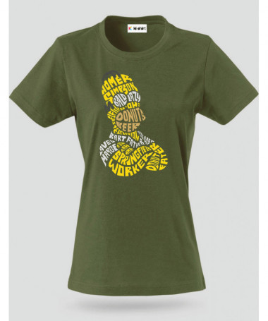 HomerSimpson T-shirt Basic Donna