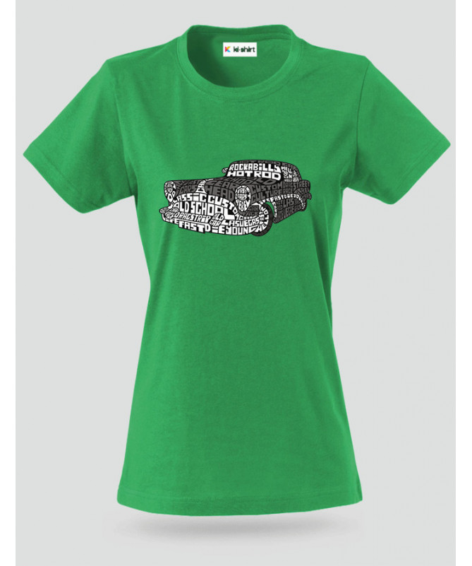 Hotrod T-shirt Basic Donna
