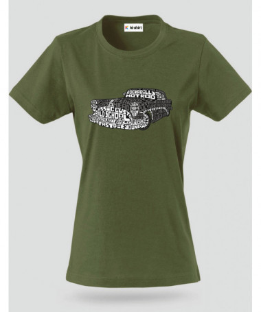 Hotrod T-shirt Basic Donna