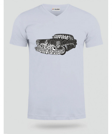 Hotrod T-shirt Scollo V