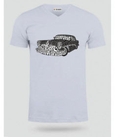 Hotrod T-shirt Scollo V
