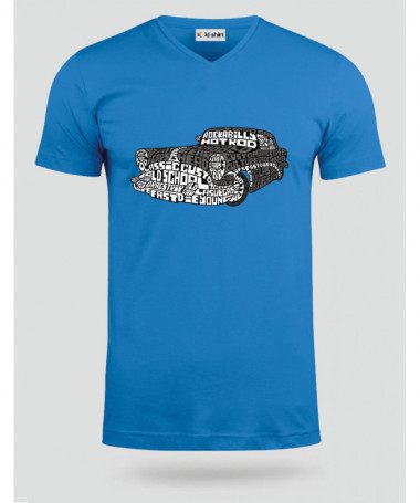 Hotrod T-shirt Scollo V