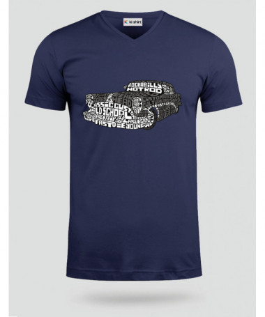 Hotrod T-shirt Scollo V