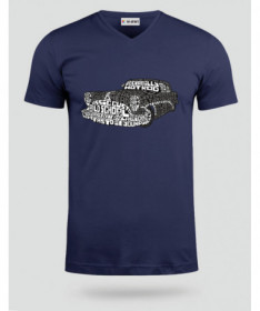 Hotrod T-shirt Scollo V