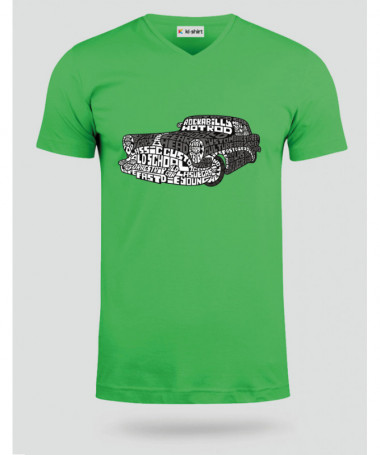 Hotrod T-shirt Scollo V