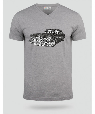 Hotrod T-shirt Scollo V