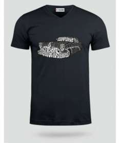 Hotrod T-shirt Scollo V