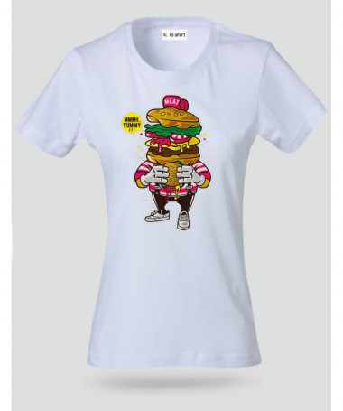 ILoveBurger T-shirt Basic Donna