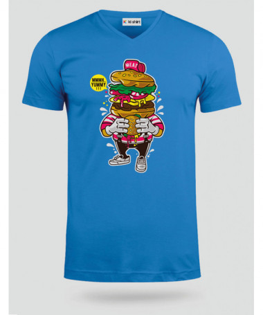 ILoveBurger T-shirt Scollo V