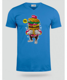 ILoveBurger T-shirt Scollo V