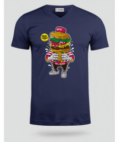 ILoveBurger T-shirt Scollo V