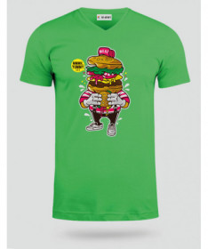 ILoveBurger T-shirt Scollo V