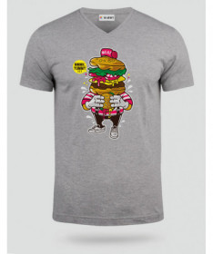 ILoveBurger T-shirt Scollo V