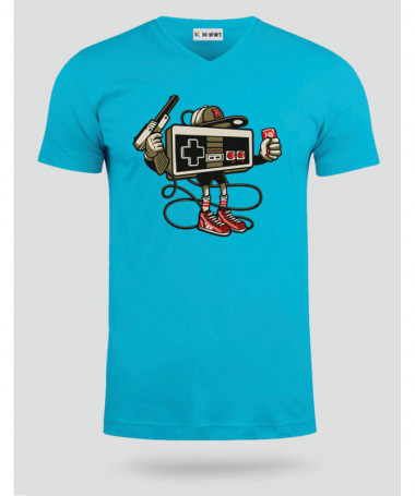 letsplay T-shirt Scollo V