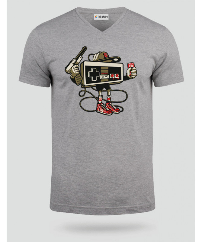 letsplay T-shirt Scollo V