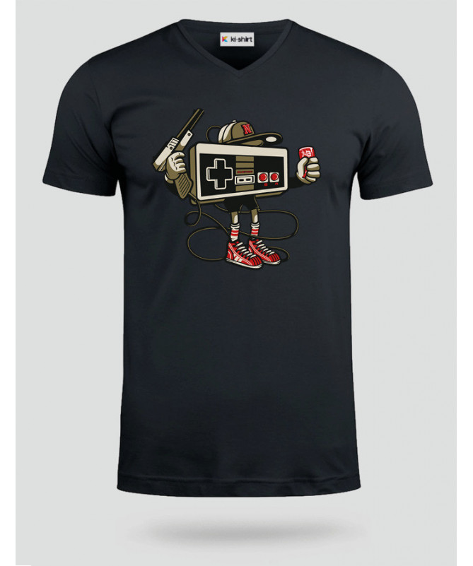 letsplay T-shirt Scollo V