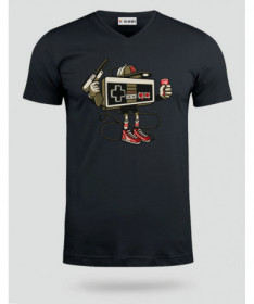 letsplay T-shirt Scollo V