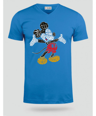 mickey T-shirt Scollo V