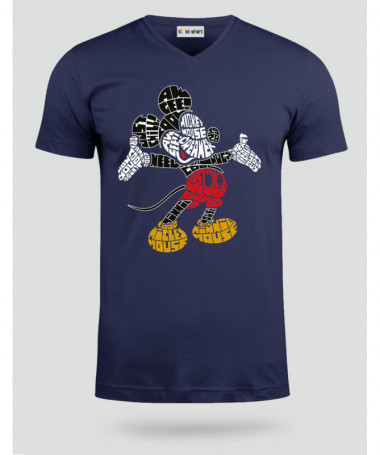 mickey T-shirt Scollo V